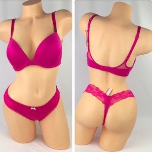 ✅🆕😍 Victoria's Secret fabulous push up bra set